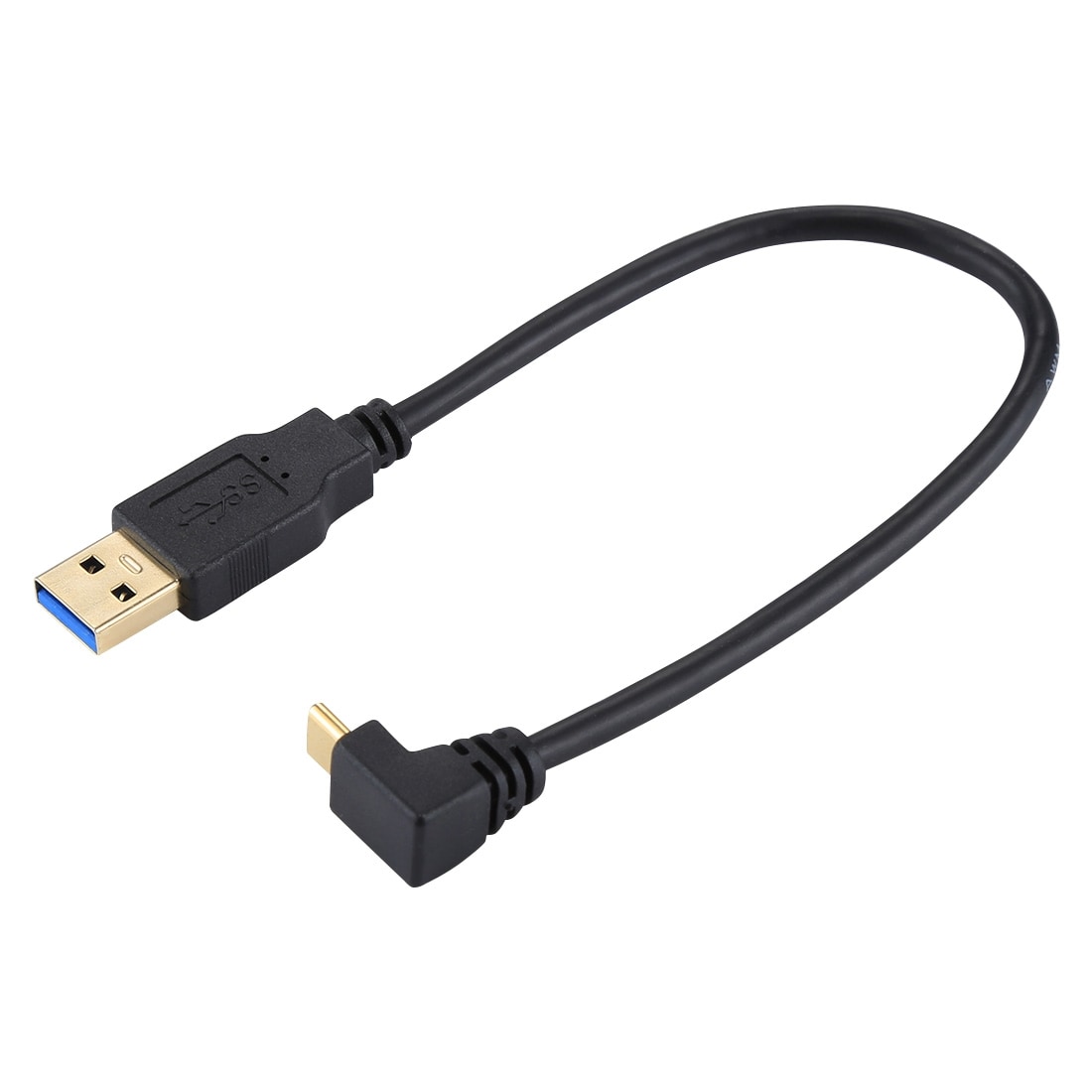 Kort Vinklet USB Type-C Kabel