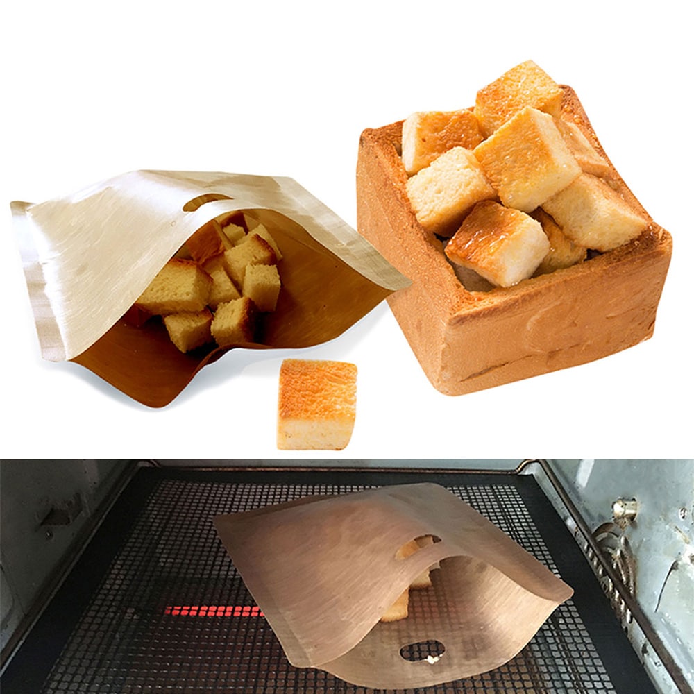 Toastlomme / Toastbag - Pakke med 10 stk. Grillede Toasts i Brødristeren