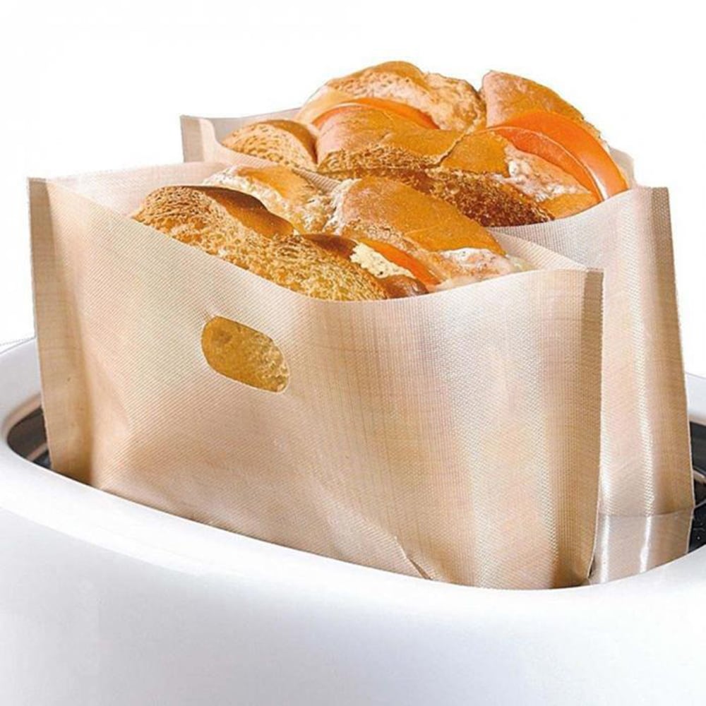 Toastlomme / Toastbag - Pakke med 10 stk. Grillede Toasts i Brødristeren