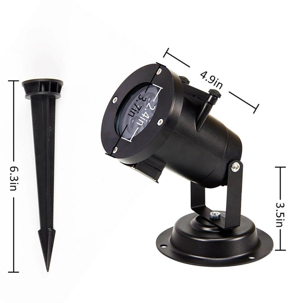 Projektorlampe for husvæg / Facadebelysning