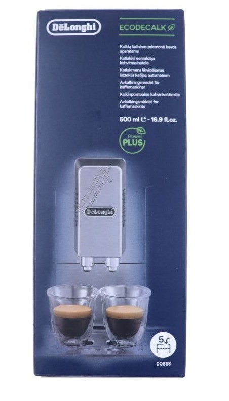 DeLonghi EcoDecalk DLSC500 afkalkningsmiddel 500 ml / afkalkning til kaffemaskiner og kaffebryggere