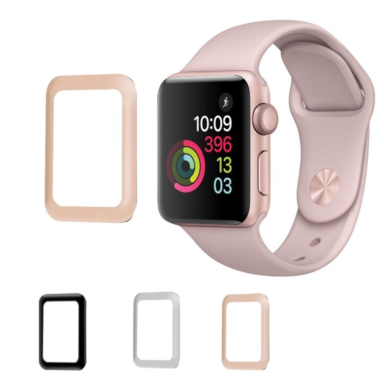 Rosa Skærmskåner i hærdet glas Apple Watch Series 3 42mm