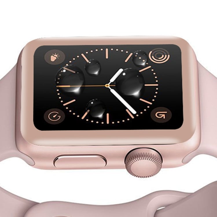 Rosa Skærmskåner i hærdet glas Apple Watch Series 3 42mm