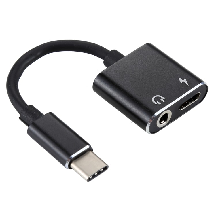 Høretelefon-adapter USB Type-C + 3,5mm udtag