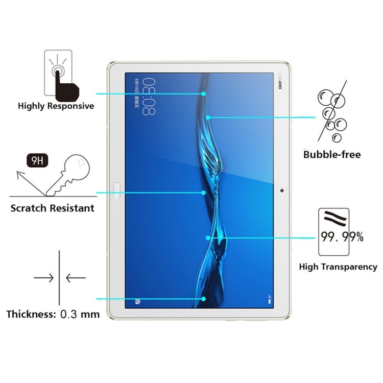 Skærmskåner hærdet Glas Huawei MediaPad M3 Lite 10.1