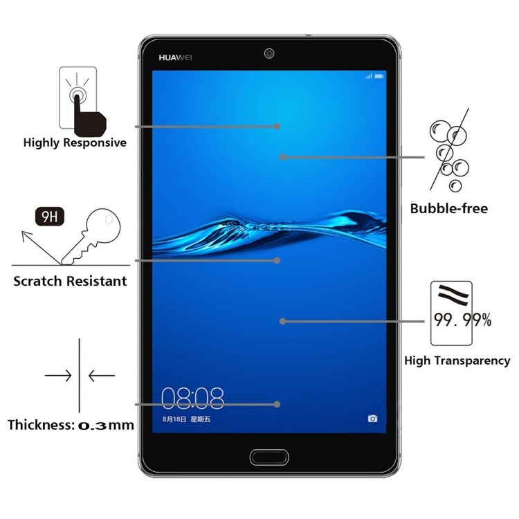 Skærmskåner i hærdet glas  Huawei MediaPad M3 Lite 8.0