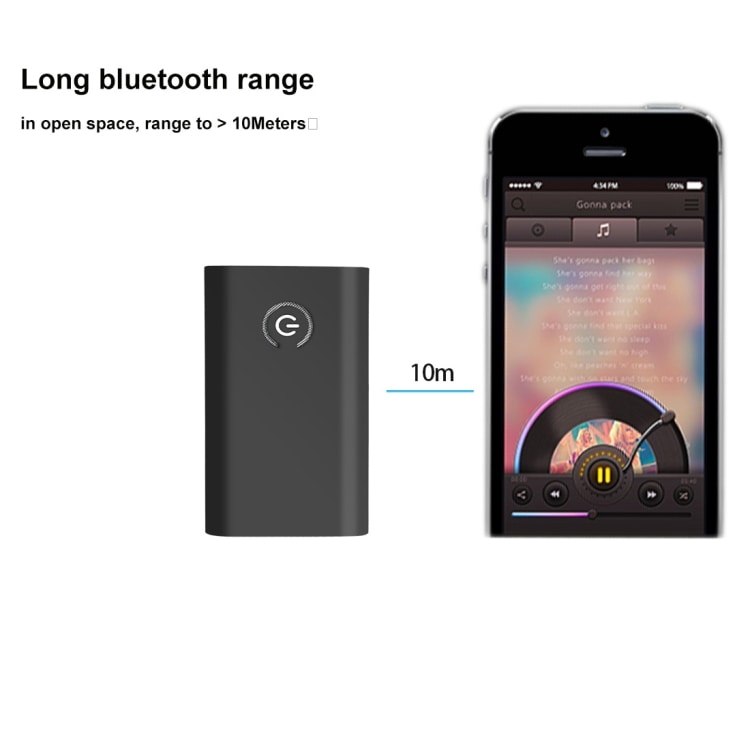 Bluetooth Lydsender / lydmodtager - 10meter