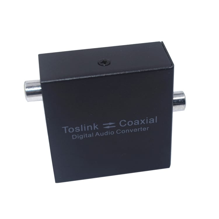 Signalomdanner Optisk SPDIF Toslink til Coaxial & modsat