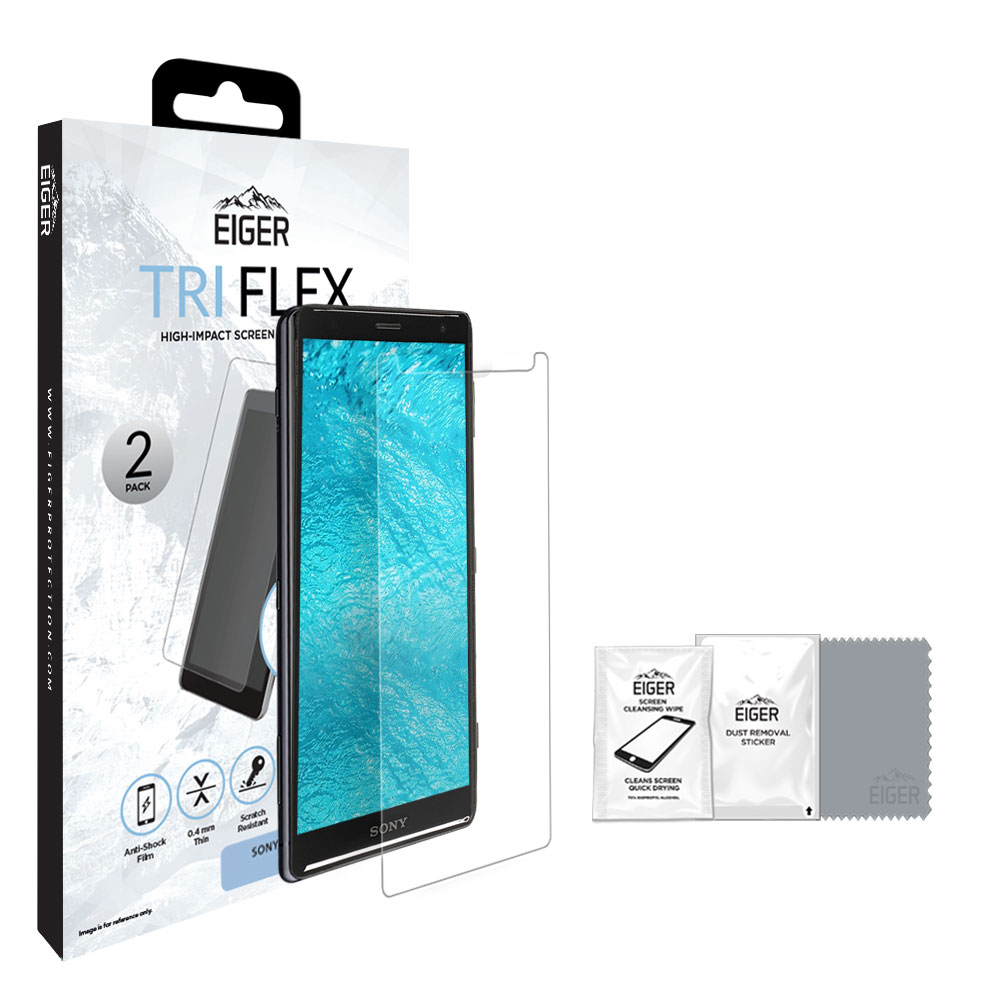 Eiger Tri Flex Skærmskåner Sony Xperia XZ2