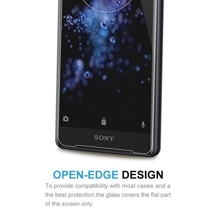 Tempereret Skærmskåner 9H 2.5D Sony Xperia XZ2 Premium 2-pak