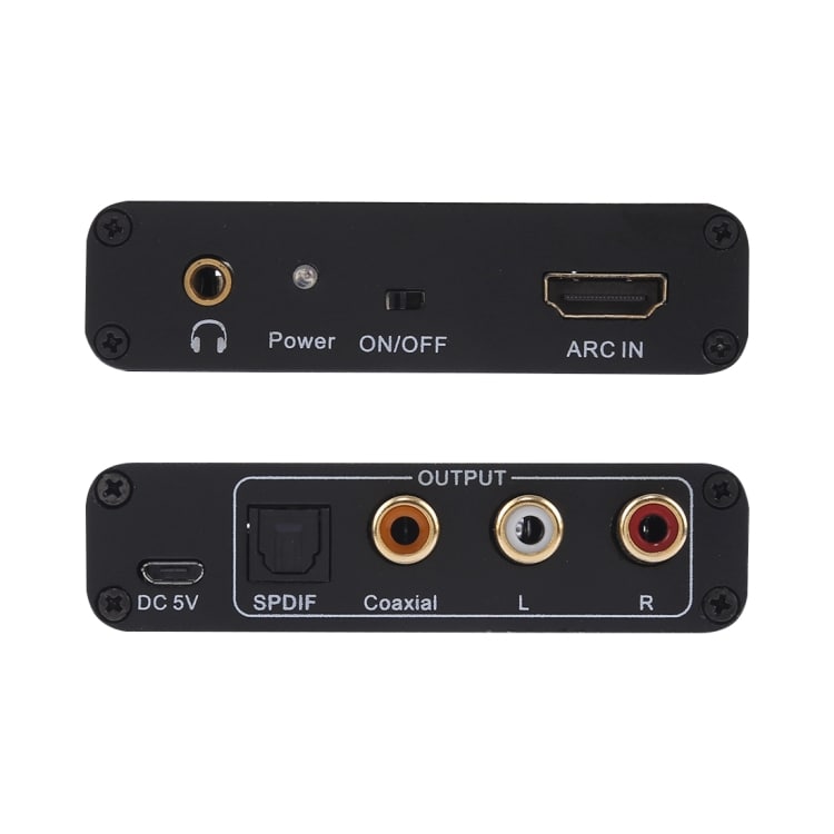 ARC Konverter - HDMI ARC til SPDIF + Coaxial + L/R 192KHz