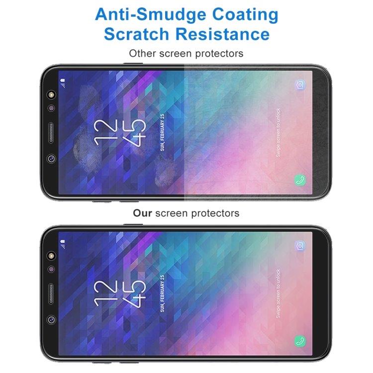 Tempereret Skærmskåner 9H 2.5D Samsung Galaxy A6+ (2018)2-pak