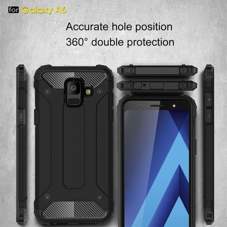 Armor Bagcover til Samsung Galaxy A6 2018 Sort