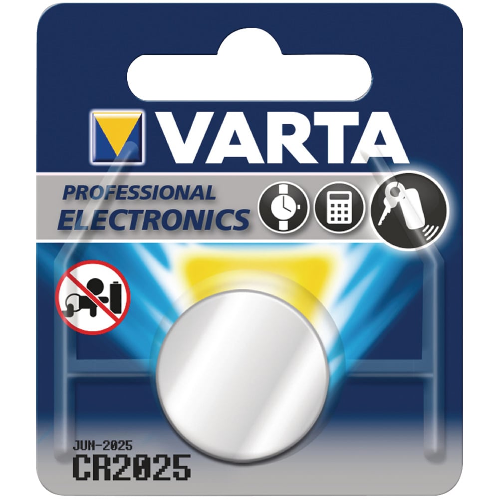 Batteri VARTA CR2025 3V 170mAh Litium