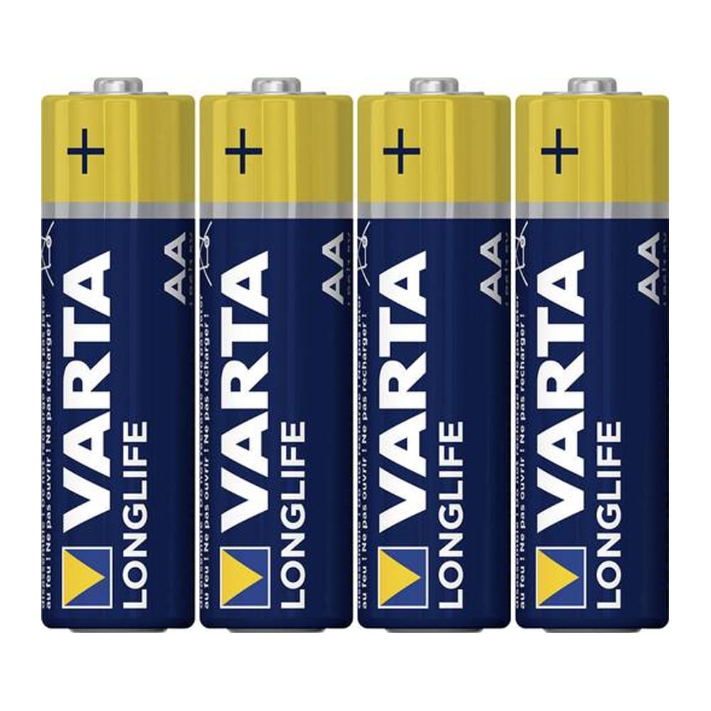 Batteri R6 (AA) Alkaliskt Varta Lognlife LR06 2800 mAh 1.5 V 4 stk