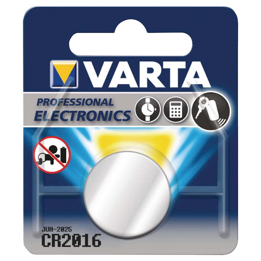 Varta Litium CR2016 Knapcellebatteri