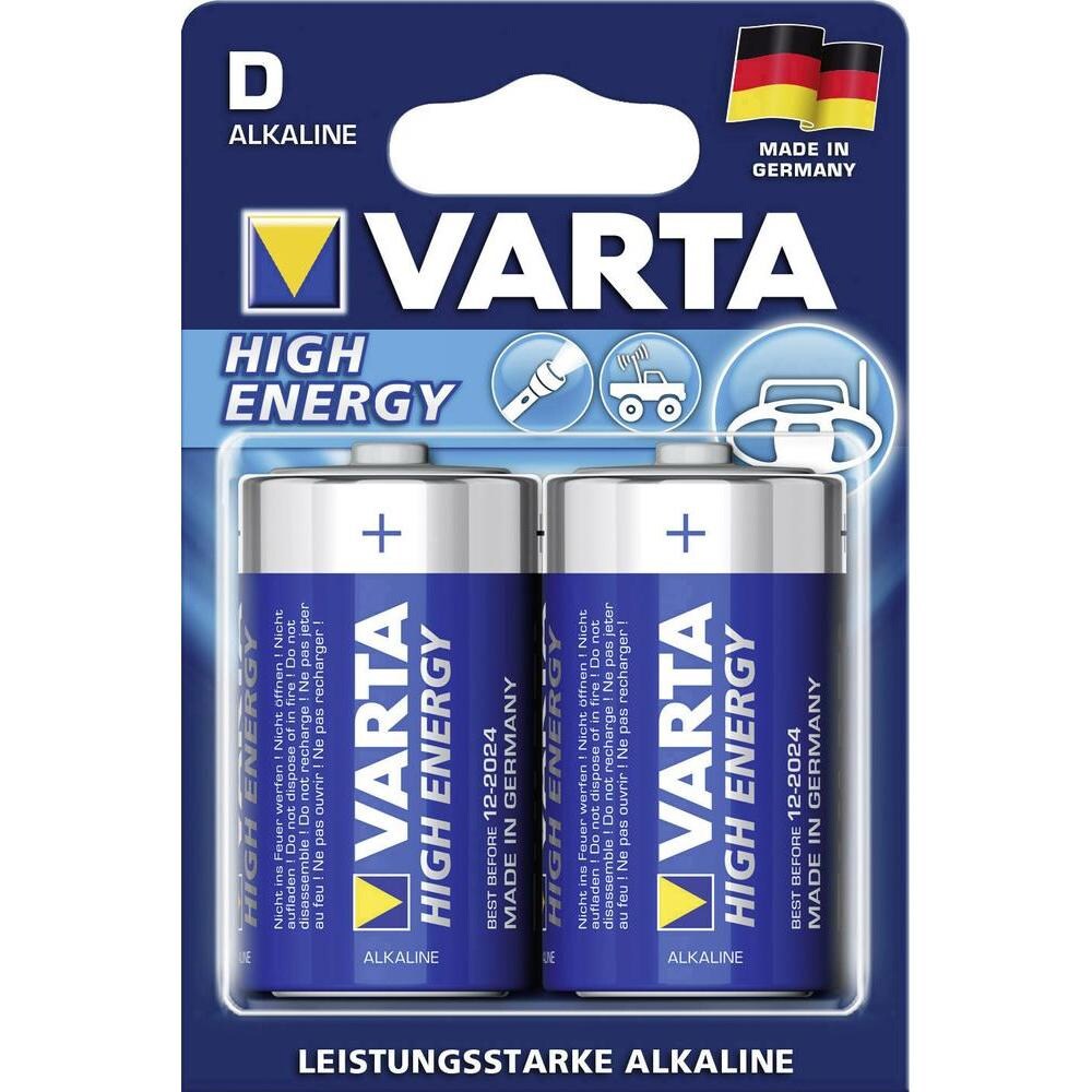VARTA HIGH ENERGY Batterie D LR20 Mono - 2 Pak