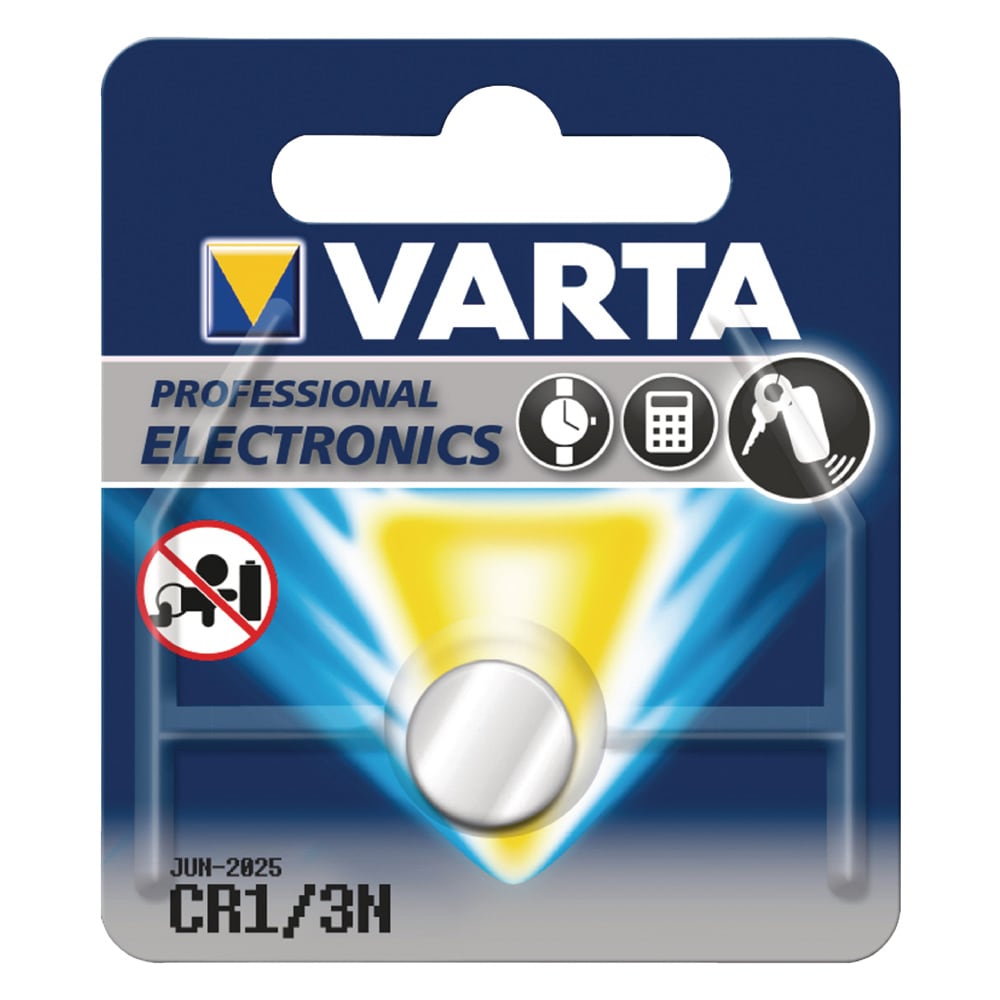 Varta Litium Knapcellebatteri CR1 / 3N 3 V 1-Blister