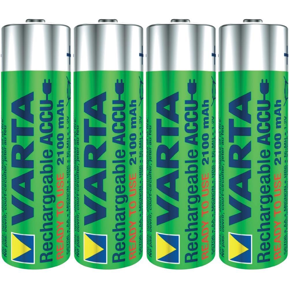 VARTA Batteri AA 4 stk. 2100 mAh - Opladelige