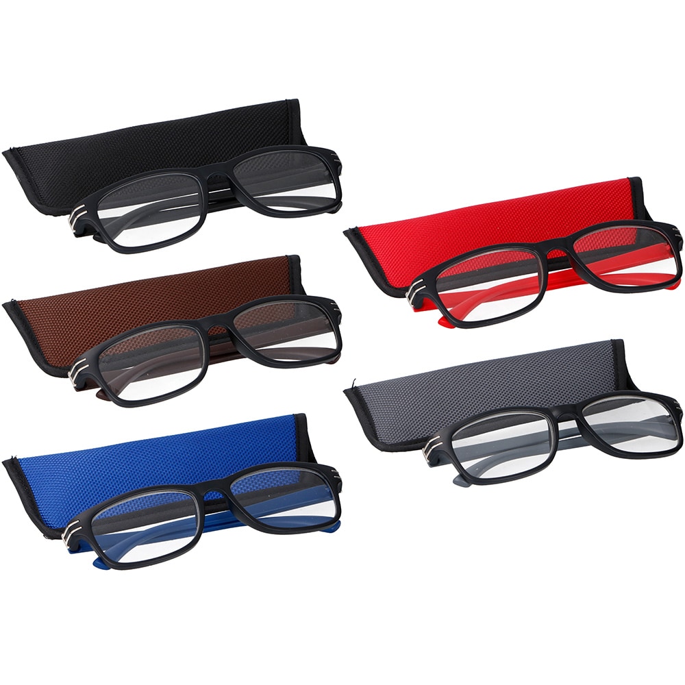 Læsebriller med foderal +1.50