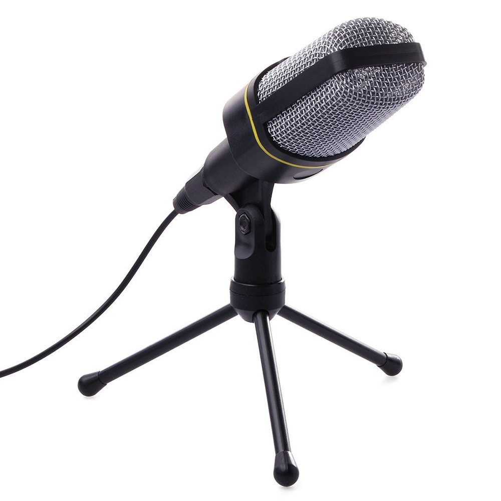 Mikrofon med 3.5mm kontakt - Sort