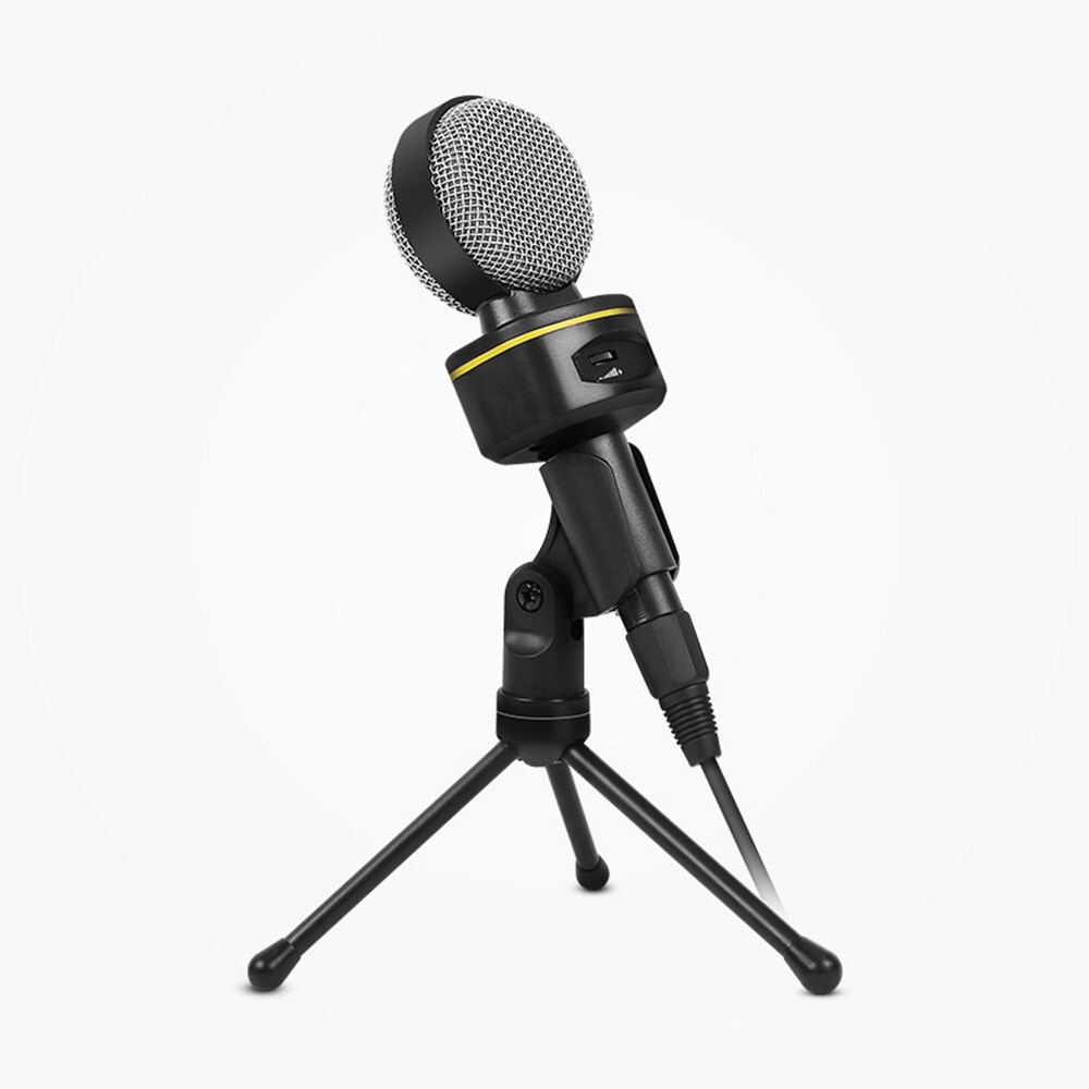 Sort mikrofon med 3.5mm kontakt