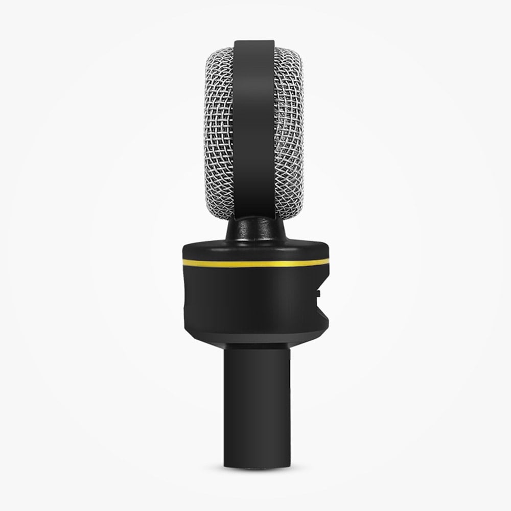 Sort mikrofon med 3.5mm kontakt