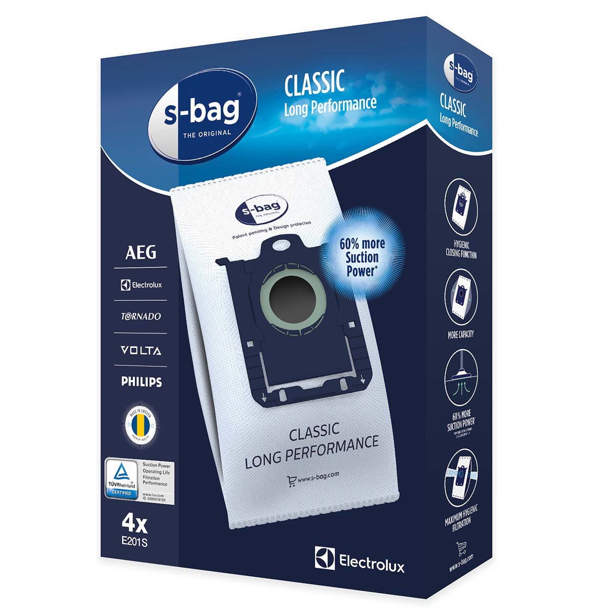 Electrolux Støvsugerpose E 201S S-Bag