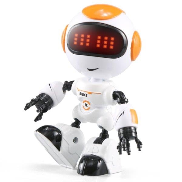 Radiostyret Legetøjsrobot med touch-sensorer og Led-lys