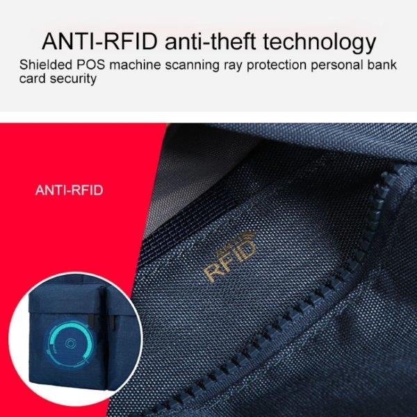 RFID-beskyttet laptoptaske - 12 tommer