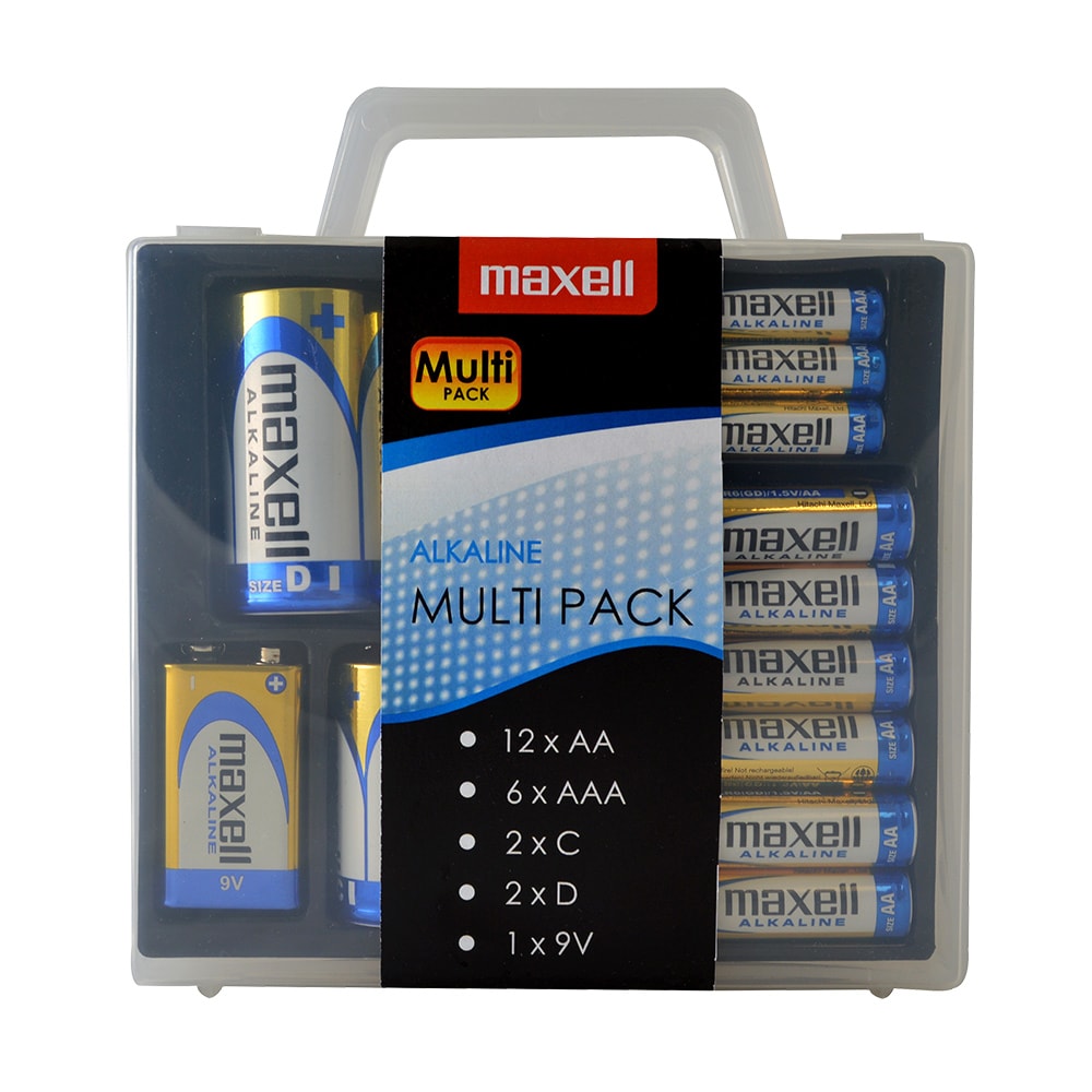 Maxell Alkaline Batterier Multi-Pak