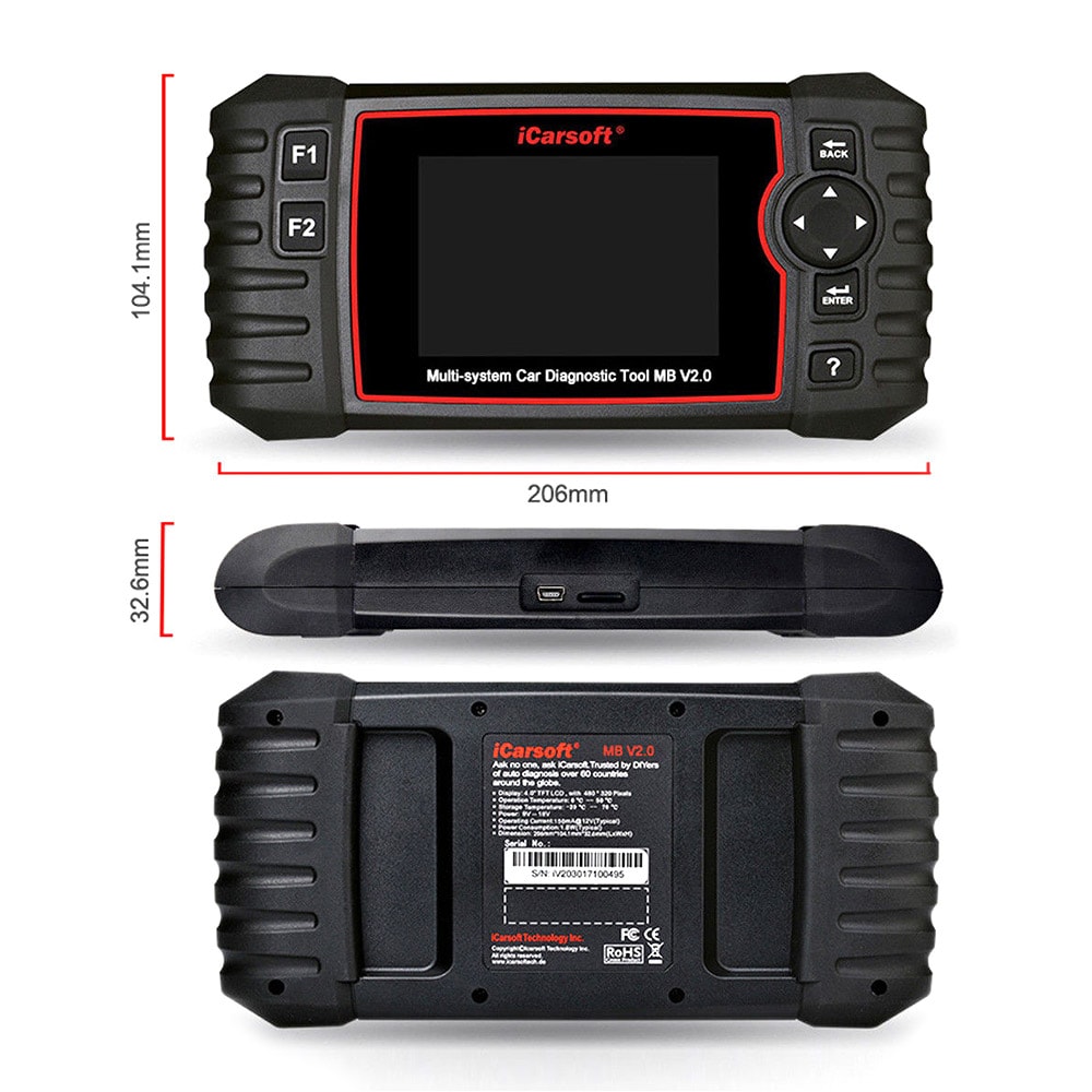 iCarSoft MB V2.0 Bildiagnostik