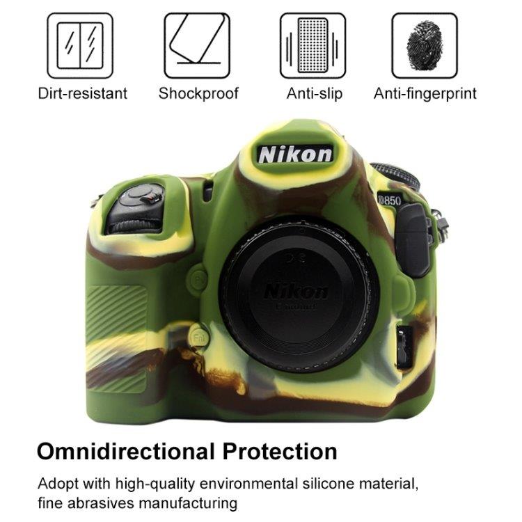 PULUZ Silikonebeskyttelse til Nikon D850 Camo