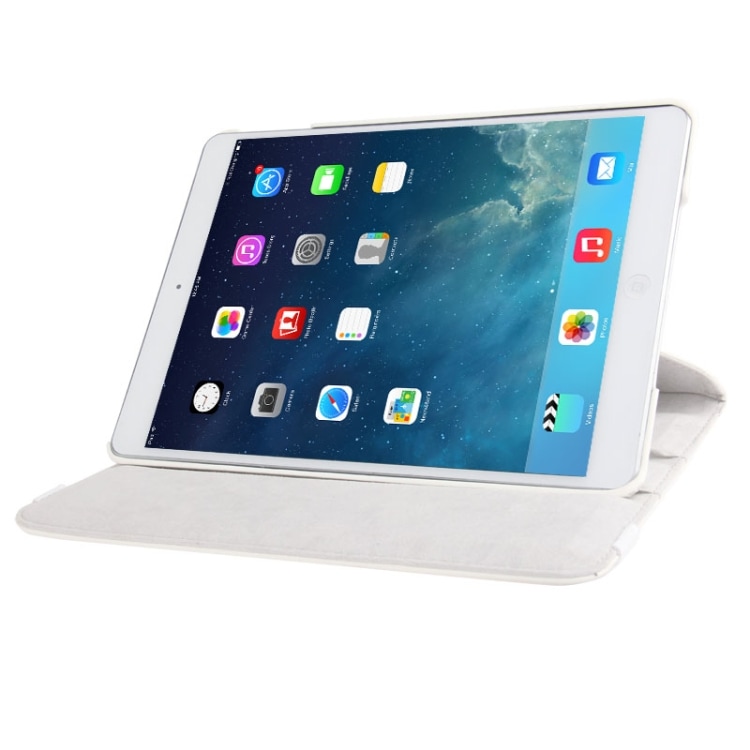 Foderal 360 til iPad 9.7 2018, Air 2, Air - Hvid