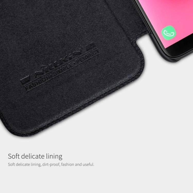 NILLKIN Flipfoderal Kortplads Samsung Galaxy J8 2018, Sort