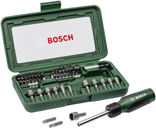 Bosch Skruetrækker og Bitssæt - 46 dele