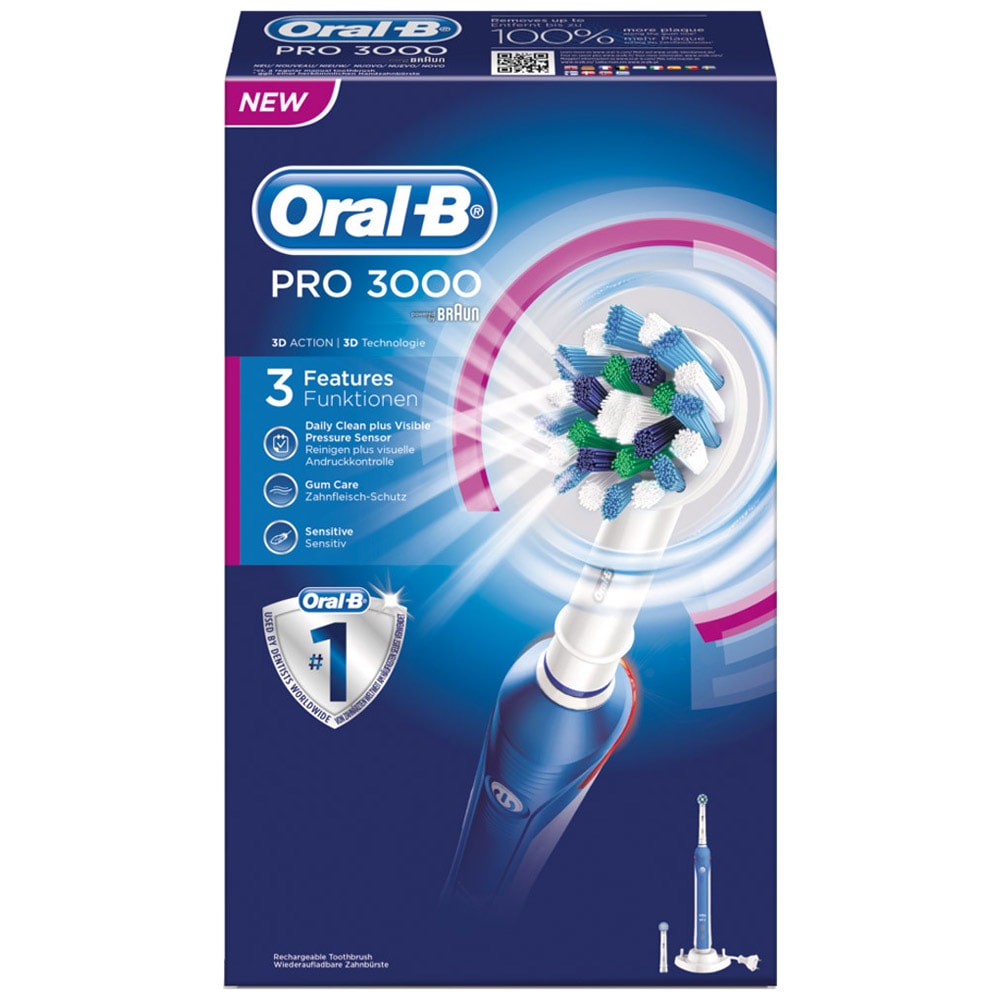 Oral-B PRO 3000 Elektrisk Tandbørste