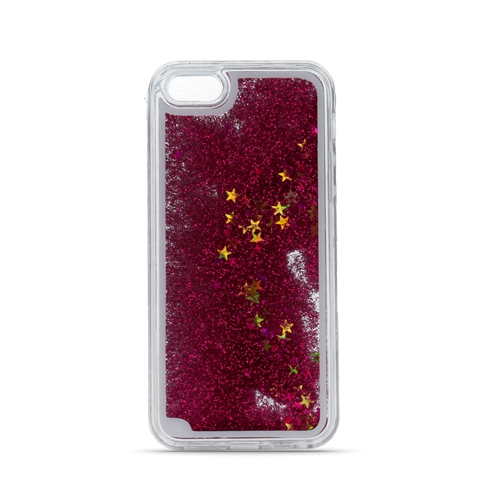 Liquid Glitter Bagcover iPhone X/XS Rød