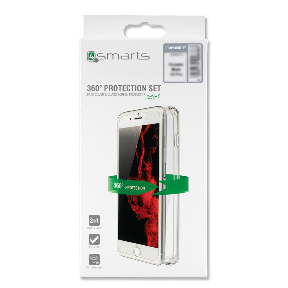 4smarts 360° Protection Set Apple iPhone Xs Max Klar