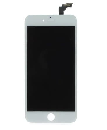 Foxconn iPhone 6 Plus LCD + Touch Display Skærm - Hvid farve
