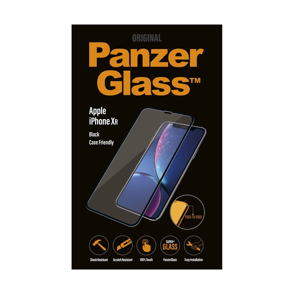 PanzerGlass Apple iPhone XR Black, Case Friendly
