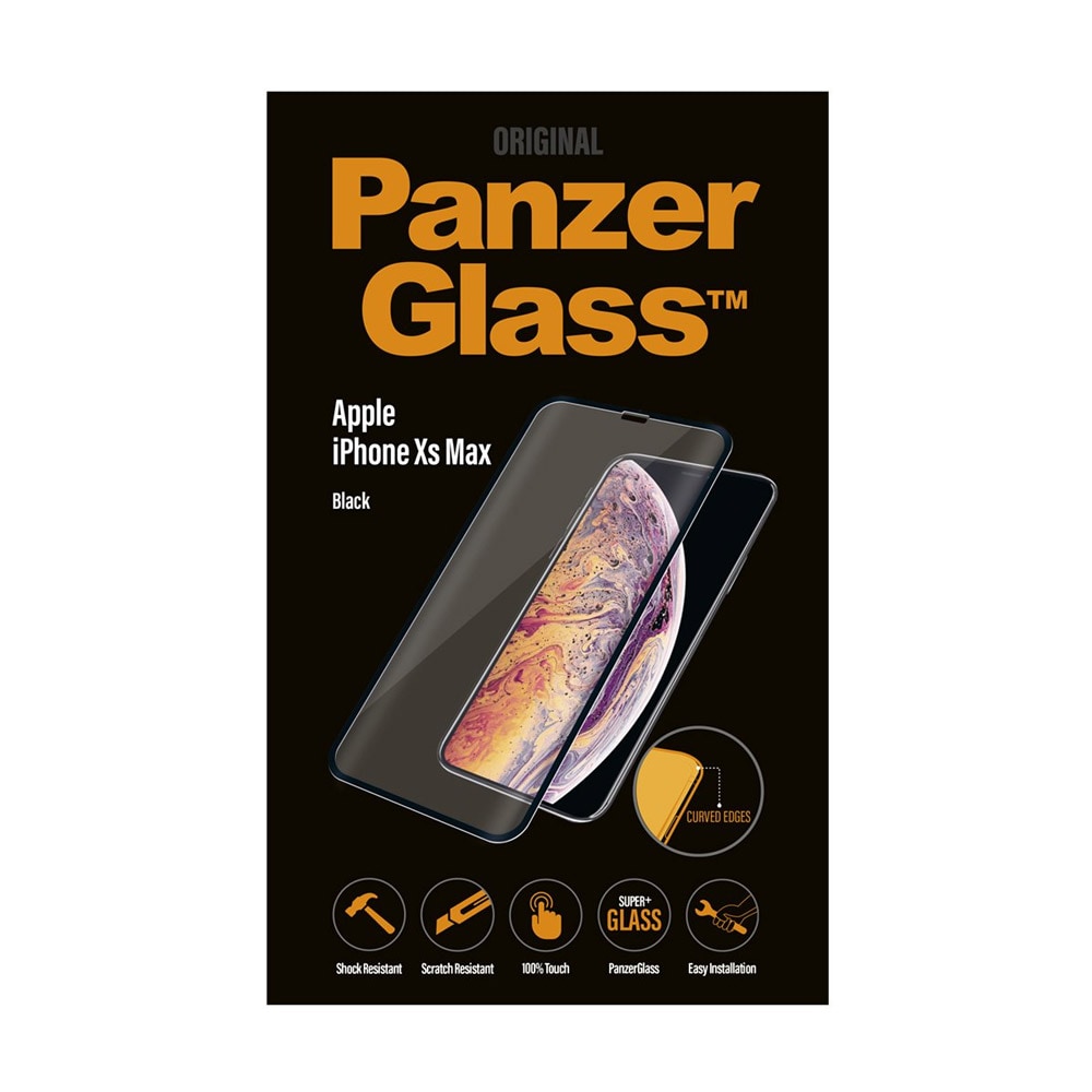 PanzerGlass Curved Edges Apple iPhone XS Max Black