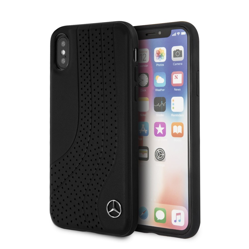 Mercedes Leather Hardcover iPhone X