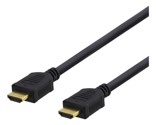 High-Speed HDMI-kabel, 5m, Ethernet, 4K UHD, sort