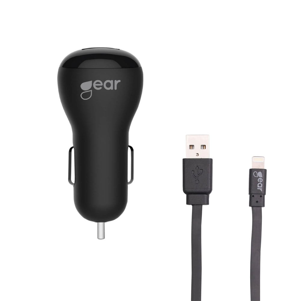 GEAR USB-Billader 1A MFI Apple Hvid