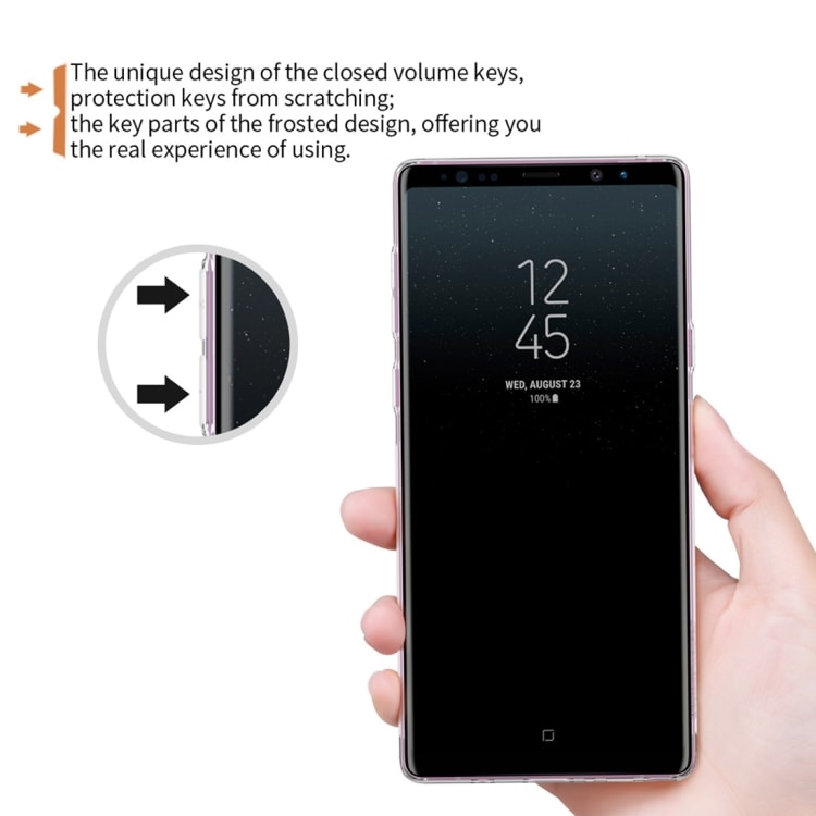 NILLKIN TPU-foderal Samsung Galaxy Note 9 - Klar/Hvid