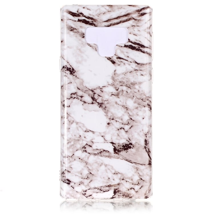 Bagcover Marmor Samsung  Galaxy Note 9 Hvid
