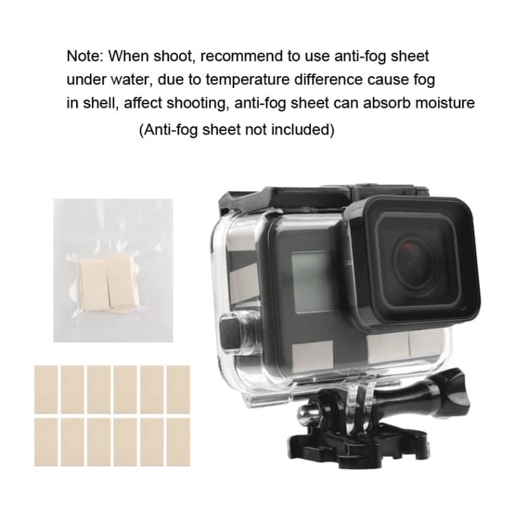 Vandtæt Kamerahus med filter GoPro Hero 7 Sort