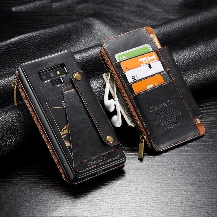 CaseMe-011 Tegnebogsfoderal Samsung Galaxy Note 9 Sort