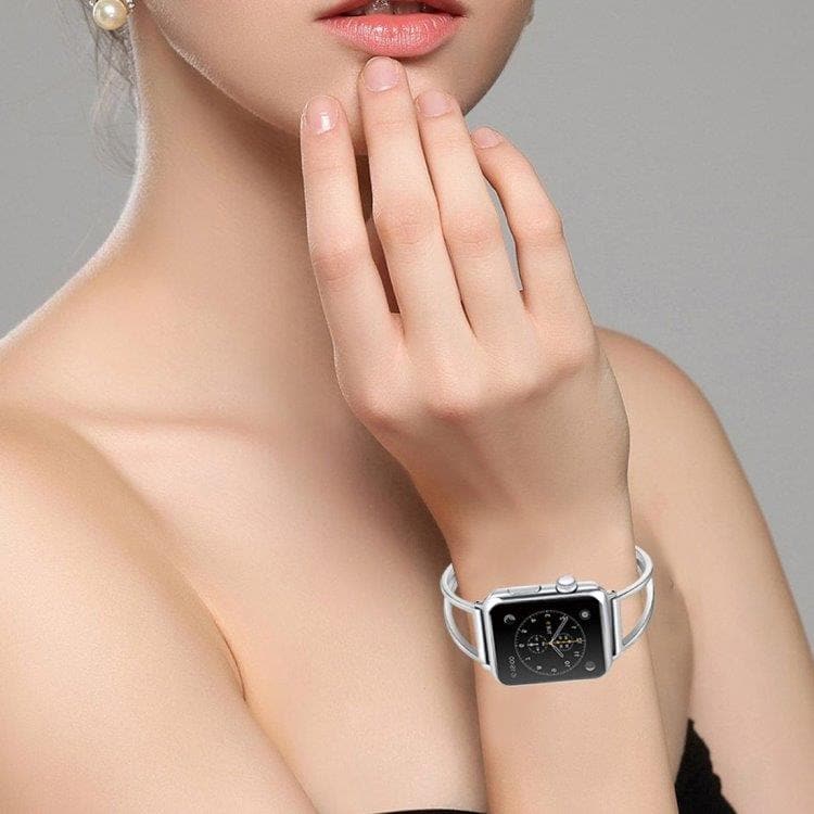 Rem Metal V til Apple Watch 42mm -Sølv